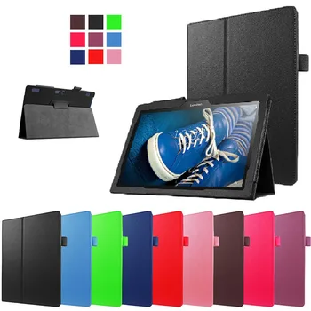 

2 -Folded Funda Magnetic Capa For Lenovo Tab 3 10 Business TB3-X70F TB3-X70L 10.1 inch Tablet Smart Cover Wake-Sleep Case