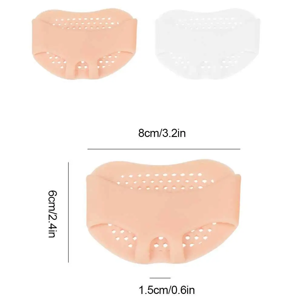 Гелевые плюсневые подушечки для передней части стопы, силиконовая дышащая Массажная накладка на стопу, облегчающая боль Подушка, обувь на высоком каблуке, вставные стельки