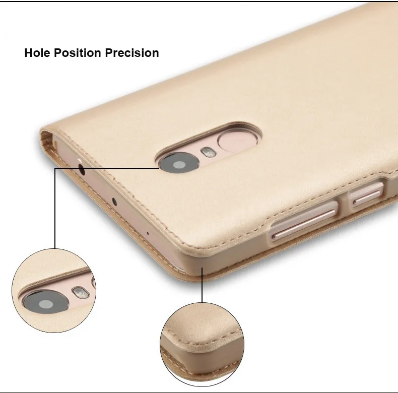 luxury open window leather flip case cover for xiaomi redmi note 4 4x 07
