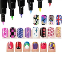 kai yunly 16 Colors Nail Art Pen for 3D Nail Art DIY Decoration Nail Polish Pen Set 3D Design Nail Beauty Tools Paint Pen Oct 18