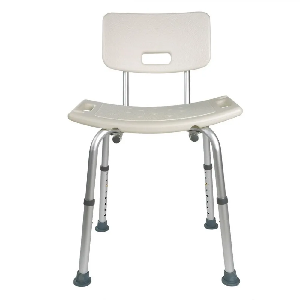 

Bath Shower Chair Bench Stool - Medical Bath Shower Seat Adjustable Height Bathtub Bench Chair Stool Armrest Back