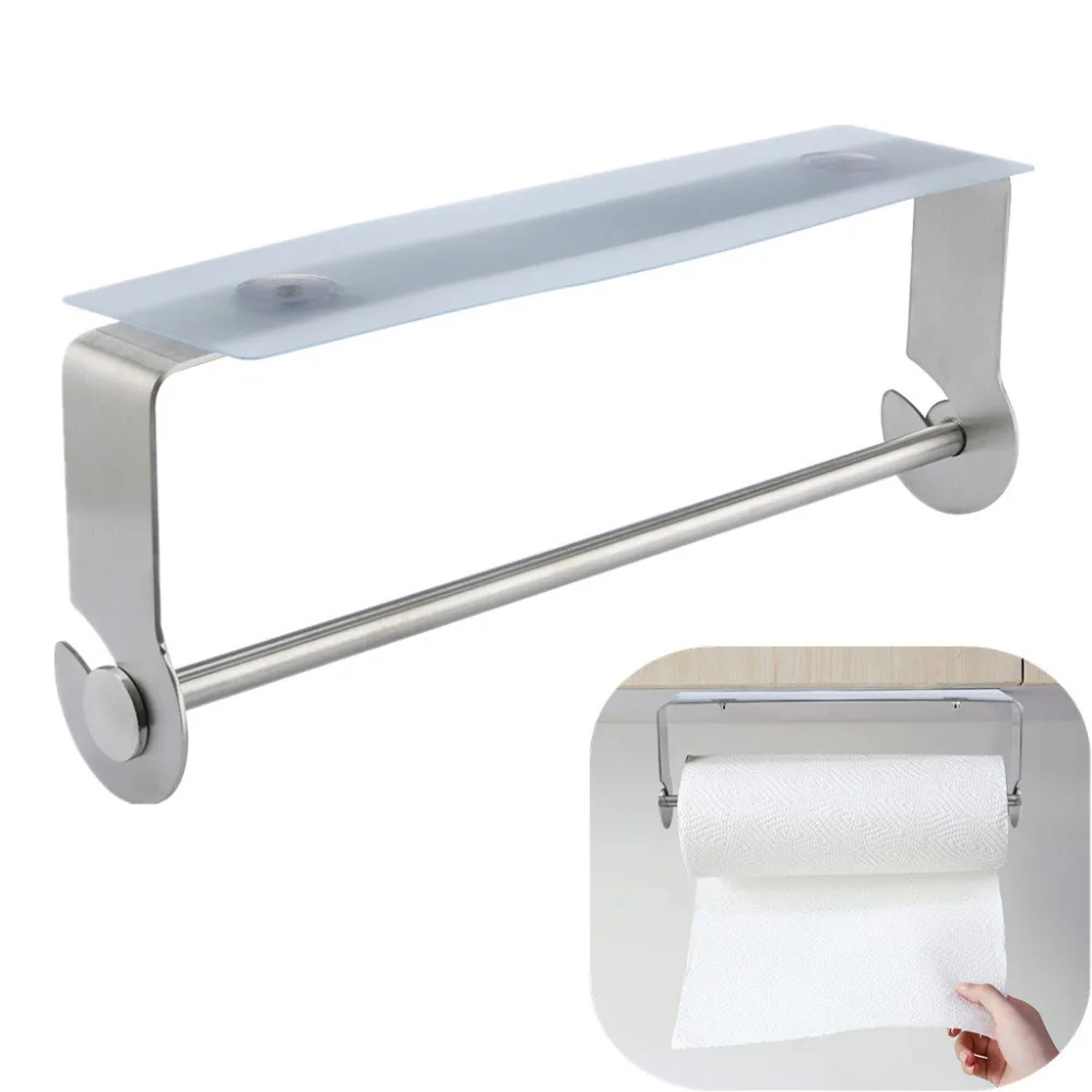 Бумажная вешалка для полотенец самоклеящаяся на стенку кухонного шкафа настенная вешалка для салфеток для ванной комнаты стойка для хранения ванной* D