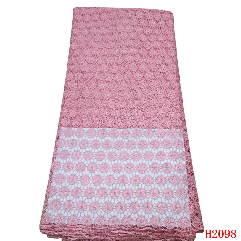 

New Fashoin Guipure Lace Fabric Flower Embroidered Water Soluble Lace HX2098