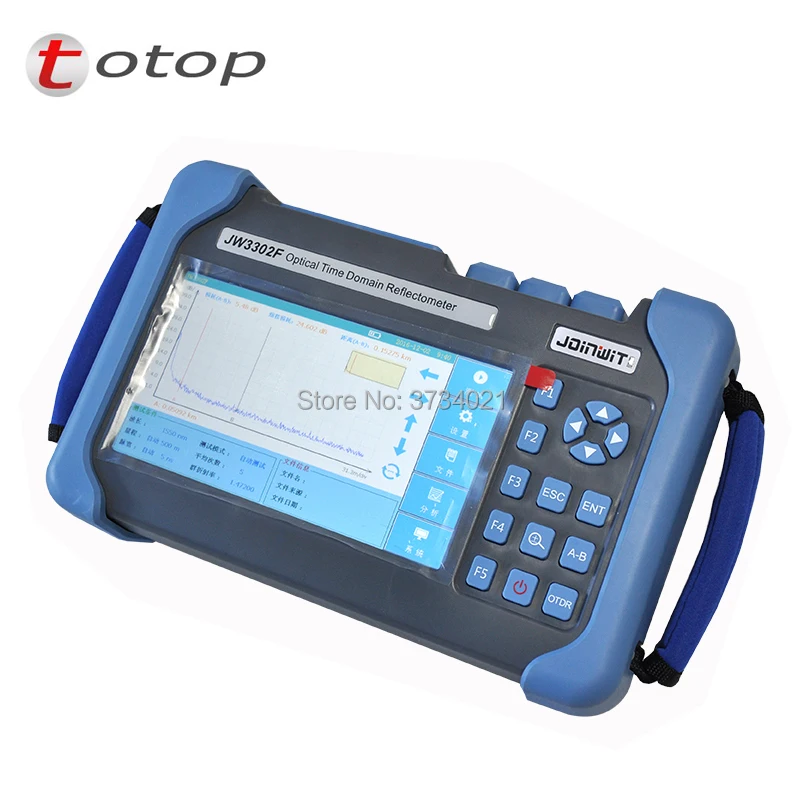 

Handheld JW3302F OTDR 1310/1550nm Optical Time Domain Reflectometer VFL function Visual Fault Location Function