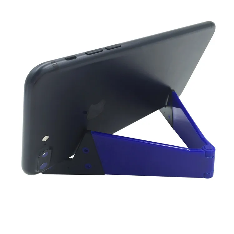Универсальный складной держатель для мобильного телефона для iPhone X 8, подставка для планшета, Настольный держатель для iPad 9,7 Pro 10,5 Air 2/1, мини держатель для планшета - Цвет: Deeply Blue