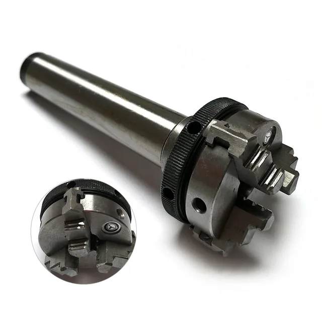 MT3 jaw self centering chuck Mini Lathe Drill Chuck metal 50mm Hardened Steel for Drilling