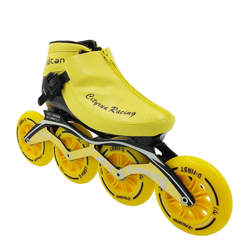 2018 جديد المهنية الكربون عجلات patines مضمنة التمهيد السريع 4 الكبار الرجال النساء بكرات تزلج للأطفال