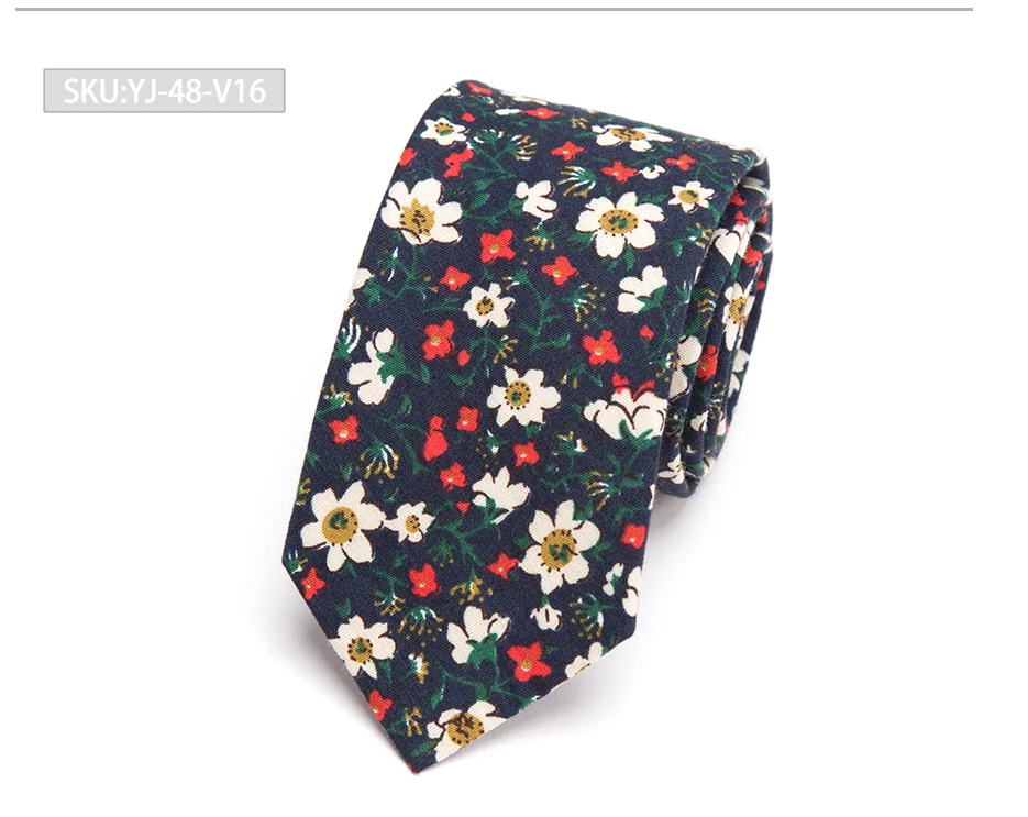 Модный хлопковый галстук-бабочка с цветком, классические цветные галстуки с цветочным узором, милые галстуки на шею, мужские обтягивающие дизайнерские галстуки ручной работы, Подарочный галстук