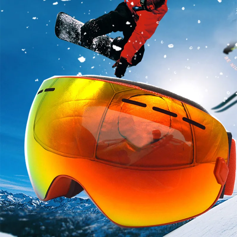 

2018 New Professional Ski Snowboarding Goggles Men Antifog Gafas Motorcross Skiing Glasses Snow Protection Skate Eyewear Google