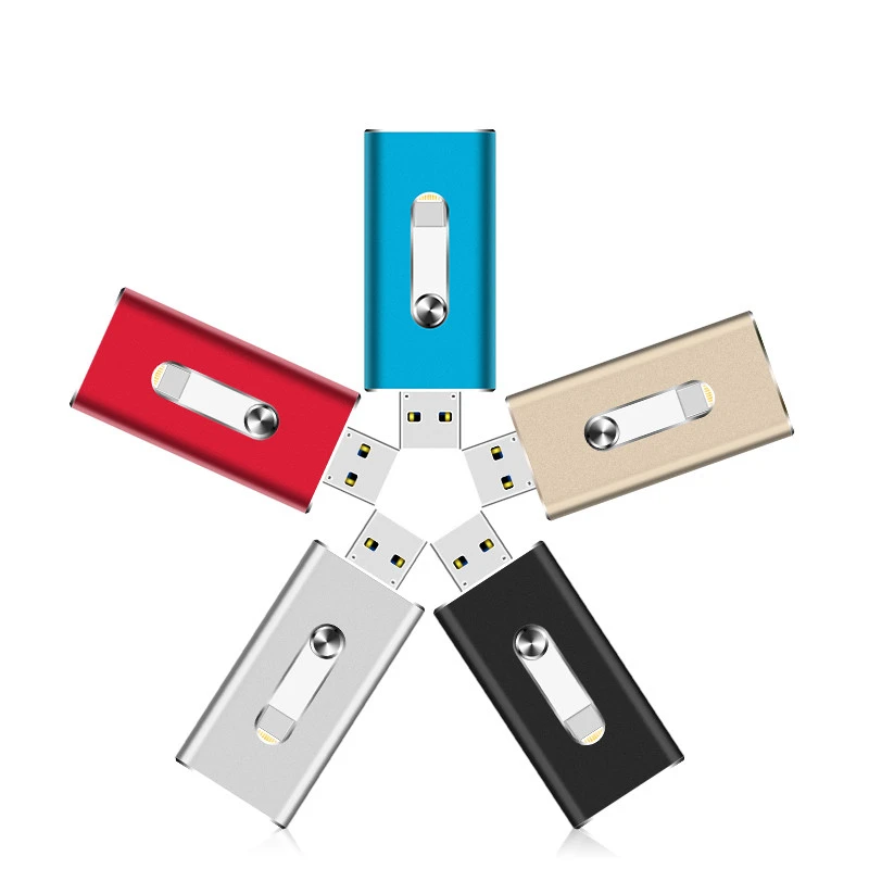 USB флеш накопитель 128 Гб 64 ГБ 32 16 для iPhone X 8 7 plus iOS Android Флешка флэш &quotмолния&quot