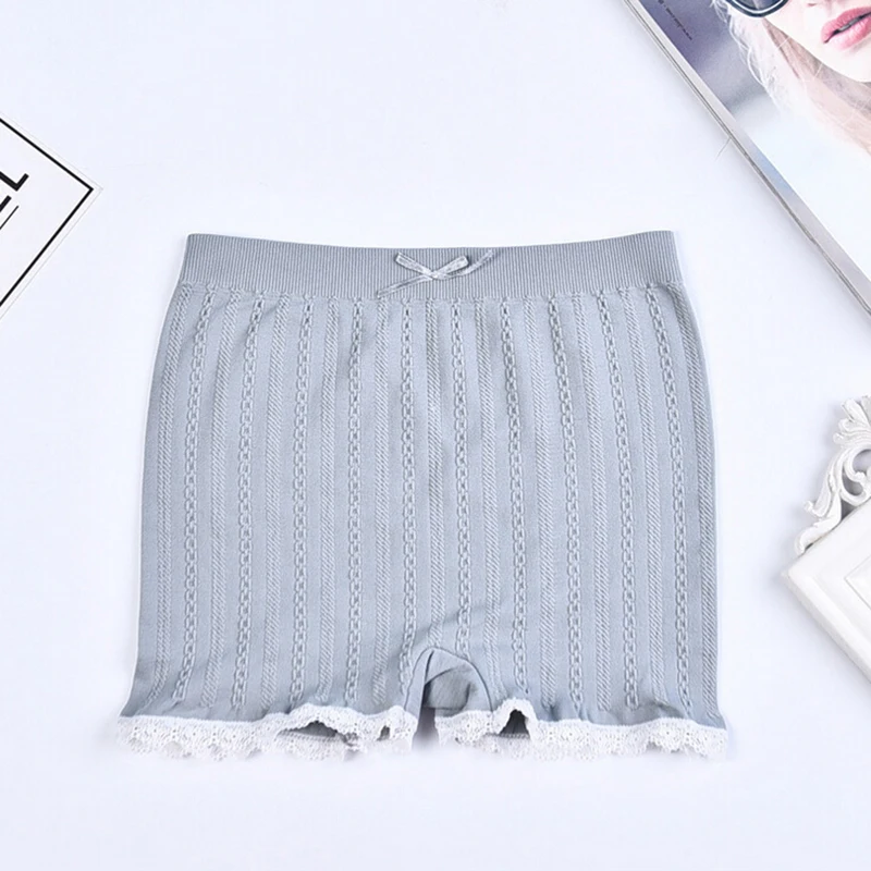 

Hot Sales Women' S Casual Soft Seamless Lace Safety Stretchy Cotton Shorts Summer Hot Trendy