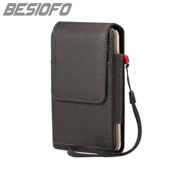 

Universal Phone Bag Case For Vivo Y71 Y75 Y79 V7 X9s XPlay Double Pockets Holster Cover Magnetic With Belt Clip Waist Pouch Capa