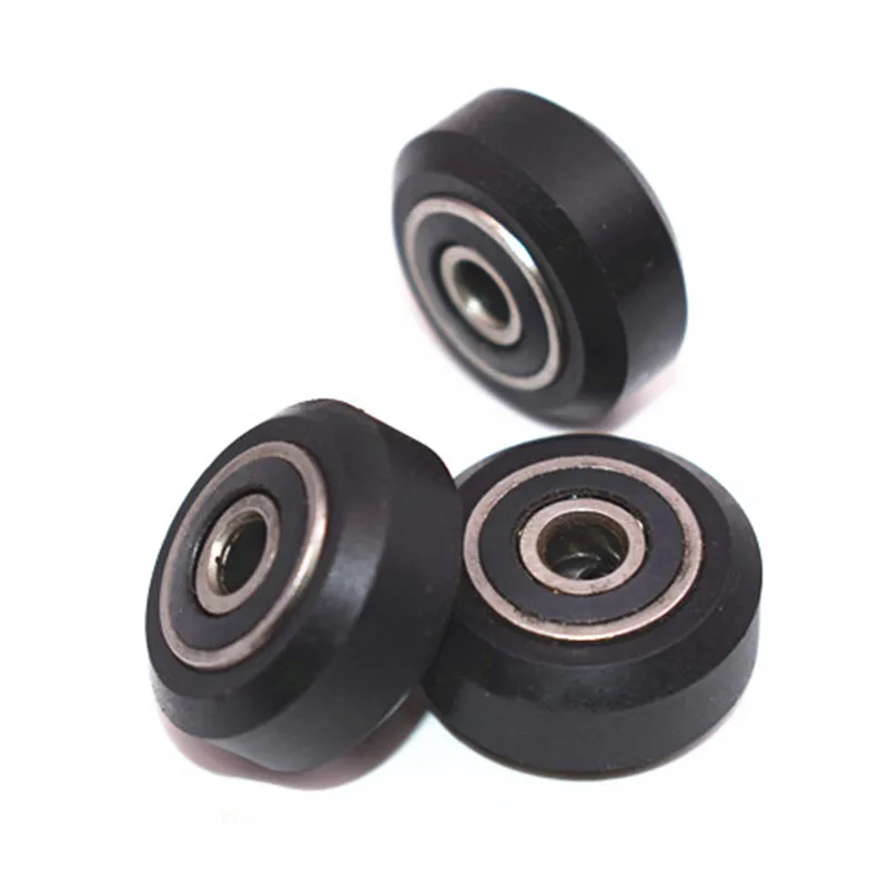 

1PCS delrin Dual Bearing solid Wheel kit 625 bearing roller wheel POM for CNC/3D printer parts