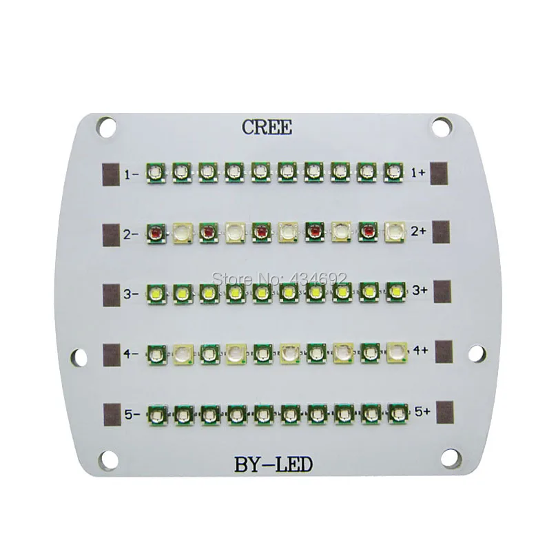 

Custom 5 Channel DIY Led Aquarium Fish Tank Lamp Light Cree XP-E XPE + Epileds Led Beads Roal Blue Red Cool White Blue Cyan