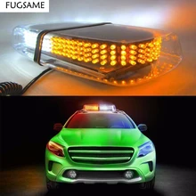 Fugsame прицеливания Автомобильный потолочный светильник 240led крыши мигают сигнальная лампа свет jewller короткий