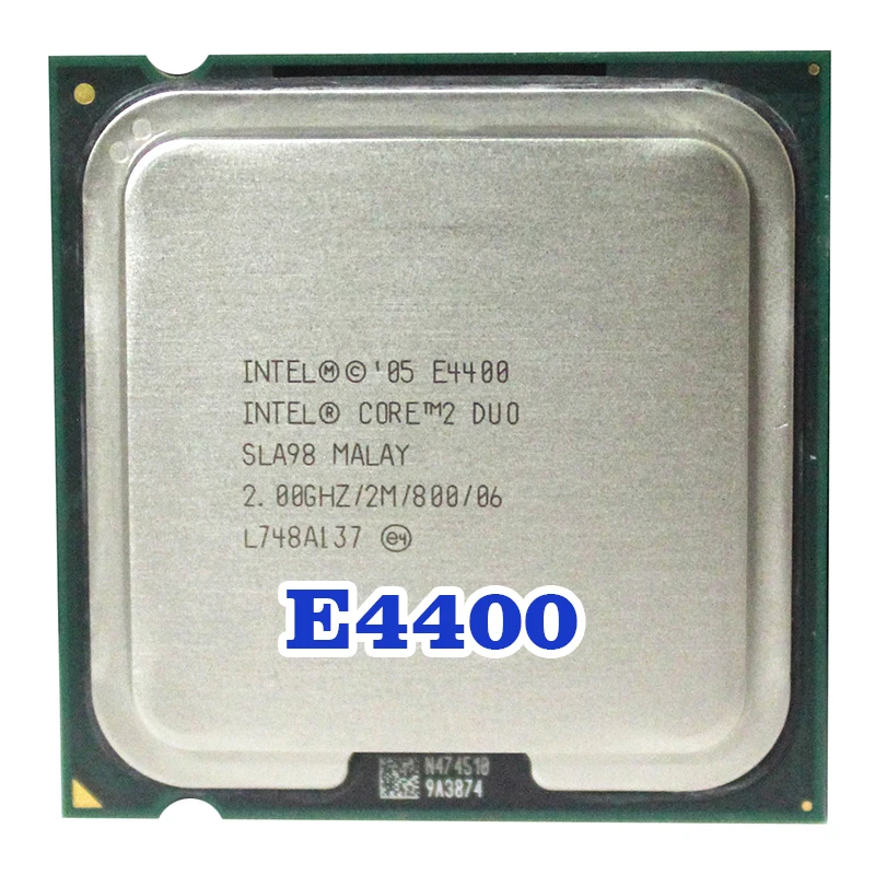 Процессор INTEL Core 2 Duo E4400 Socket LGA 775 cpu(2 ГГц/2 м/800 МГц) 65 Вт