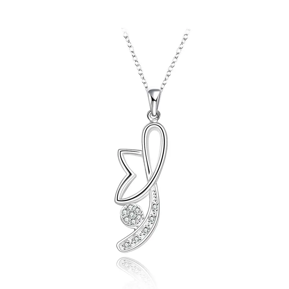 

TB3 for NLNL sky blue color map world 25mm size pendant 45cm chian women necklace be women birthday gift silver 925 jewelry