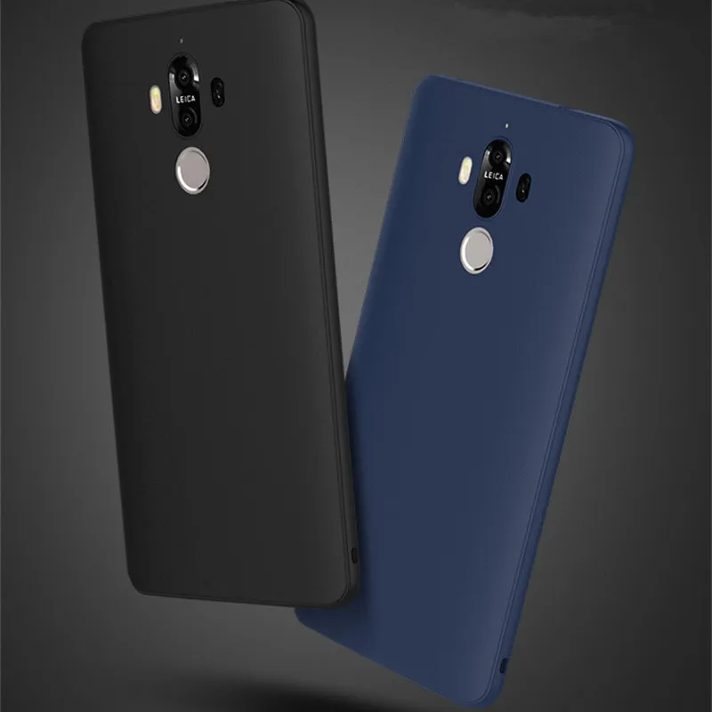 Чехол для телефона huawei Mate9 мягкий тонкий крышка с черной диафрагма скраб ТПУ