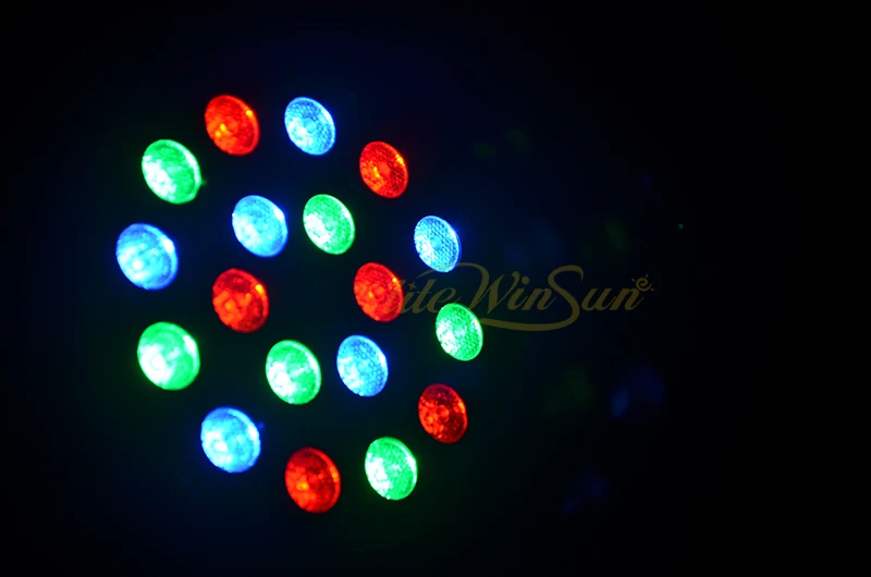 Litewinsune 12 шт./лот 18*1 Вт RGB мини бар DJ Par Светильник светодиодный мыть украшать DMX управление светильник ing