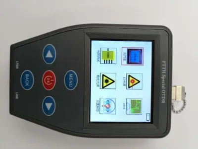 

ENGLISH VERSION Professional MINI FTTH Special OTDR with Optical power meter Red light source DHL FAST SHIP
