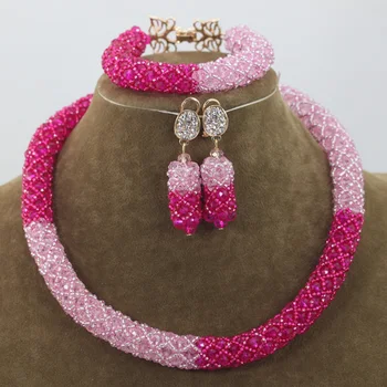 

New Indian Jewelry Wedding Set Rare African Bead Sets Unique Item Wholesale QW808