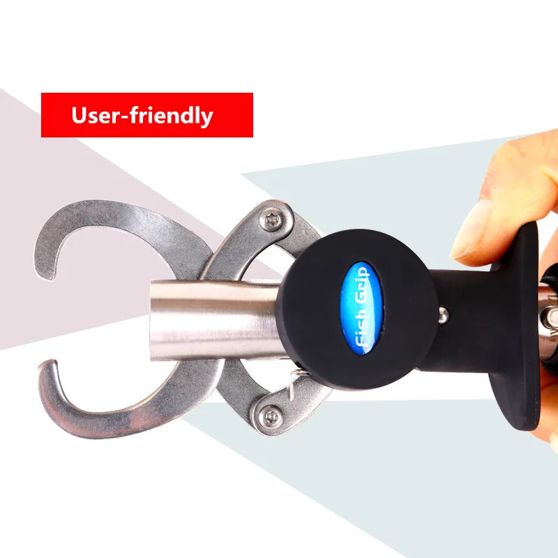 Multipurpose Stainless Steel Fish Lip Gripper with Scale and Ruler 15Kg Weight Scale 100cm Ruler Fish Lip Grip with Hand Rope (3)