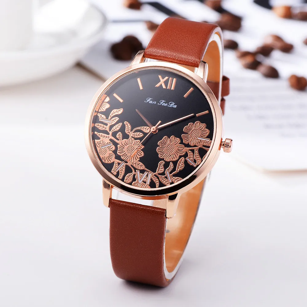 

FanTeeDa Brand Quartz Watches For Women Luxury White Bracelet Watches Ladies Dress Creative Clock Watches New Relojes Mujer