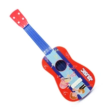 Детская гитара, 4 струны, рок-группа, музыкальная пластиковая Гавайская гитара, креативные детские музыкальные инструменты, развивающие звуковые игрушки, подарок на день рождения