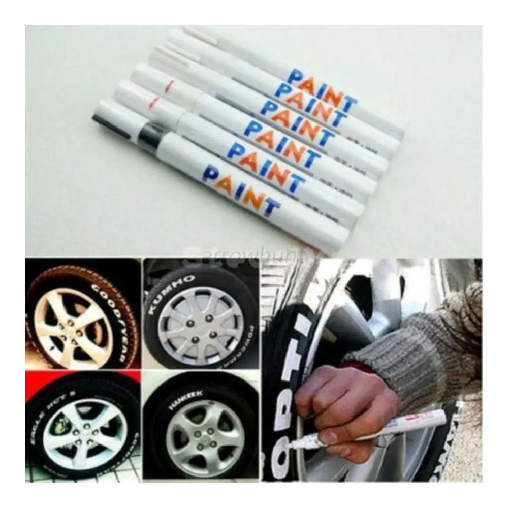 1 Pcs Universal Waterproof Permanent Paint Marker Pen Car Tyre Tire