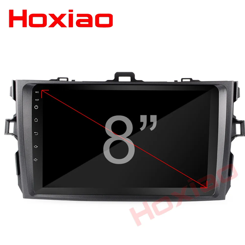 Clearance Car Android For Toyota Corolla 2007 2008 2009 2010 2011 8 inch 1024*600 screen car gps stereo radio 2 din car dvd player 3