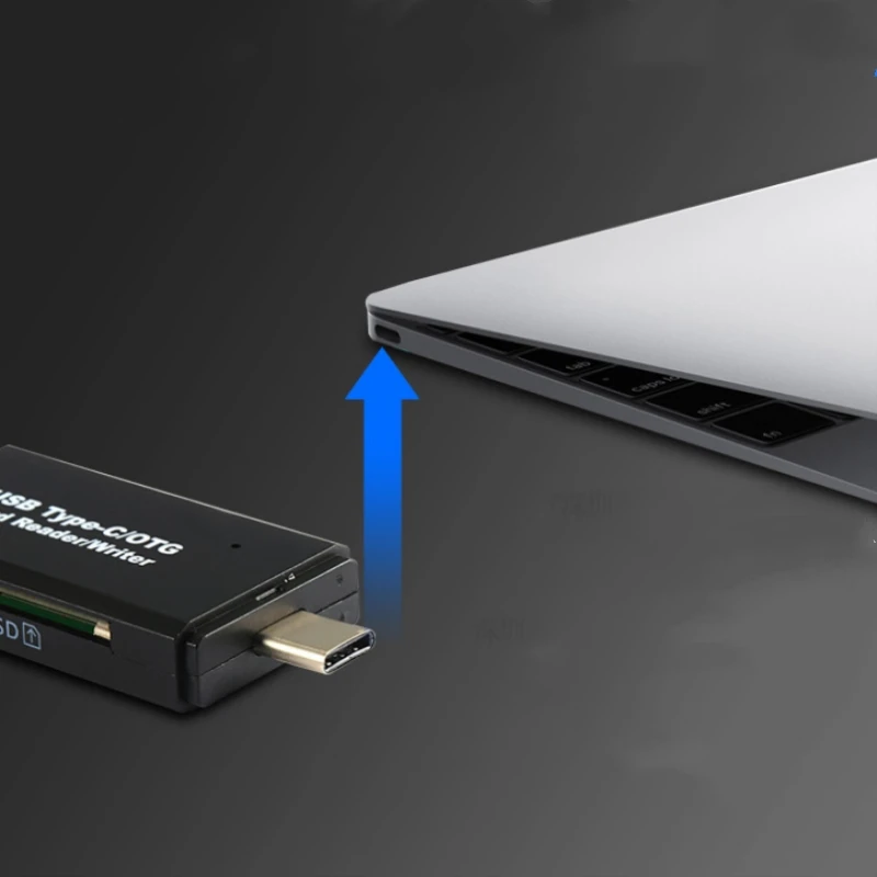 GAOMUYUE Тип C& micro USB& USB 3 в 1 кардридер для телефонов с USB2.0 кардридер s для SD/TF карт, используемых для компьютера Dp4