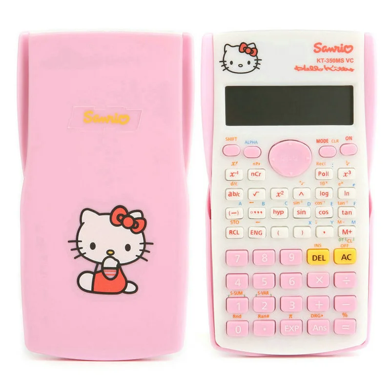 

Uniwise Function Calculator 10+2 Digital Display 2-Line LCD Scientific Calculator with Cartoon