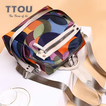 

2019 New Printing Oxford Waterproof Backpack for Women Travel Laptop Backpack School Bags for Teenage Girls Rucksack Mochila