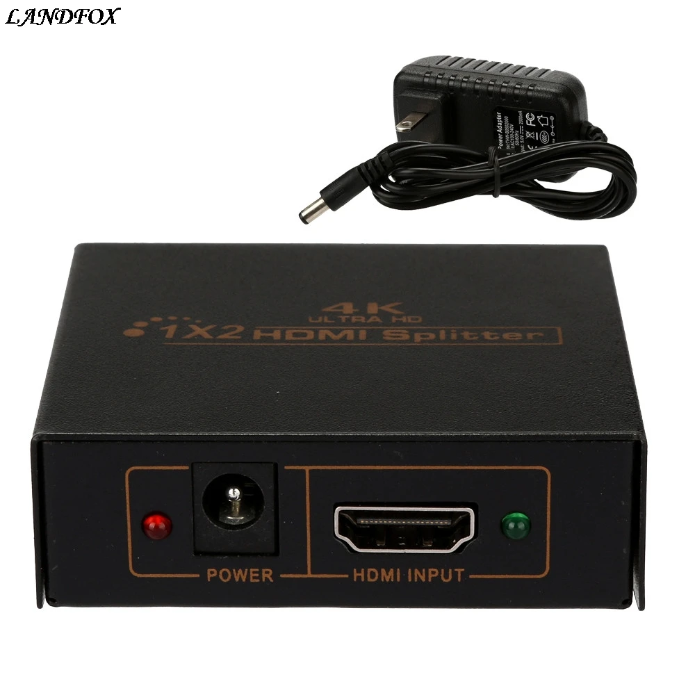 Full HD HDMI Splitter 1x2 4 Порты и разъёмы концентратора Усилители домашние v1.4a 3D 1080 P 1 в 2 из 4 К * 2 К