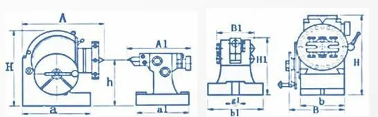 BS-1 Универсальный индекс centerb/универсальная делительная головка для фрезерный станок с ЧПУ/с 160 мм 3-кулачковый