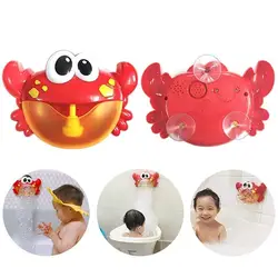 Краб устройство для мыльных пузырей автоматический носик пузырь машина с потешки для ванной игрушки для ванной для детей EDF88