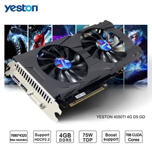 Yeston GeForce GTX 1050Ti GPU 4GB GDDR5 128 bit Gaming Desktop computer PC support Video Graphics