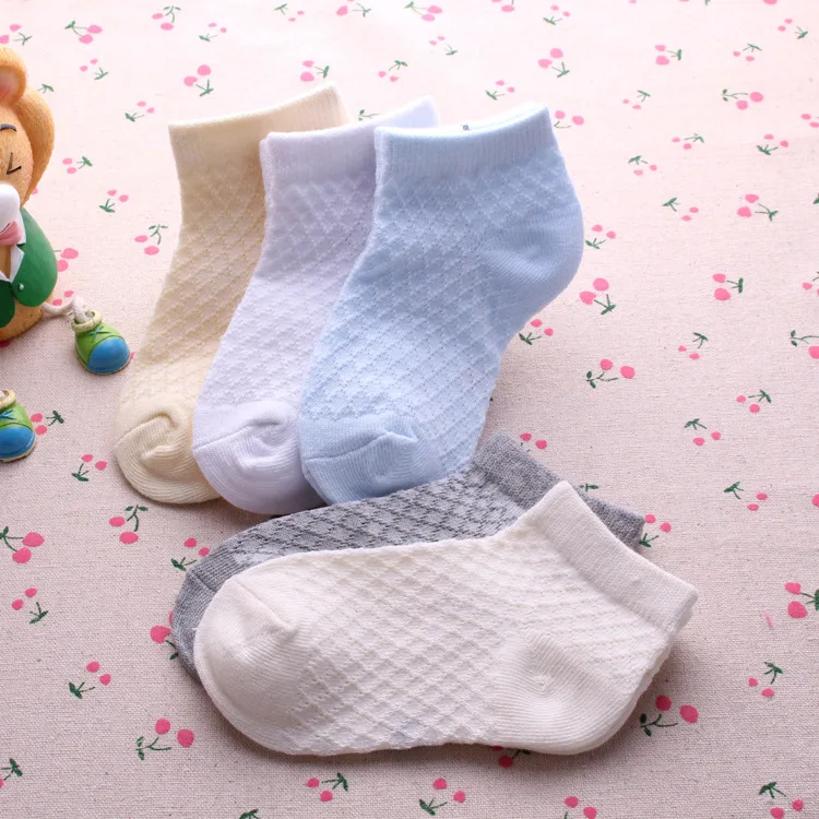 DzBoom 5 пар/партия сезон: весна–лето сетчатые тонкие детские носки ...