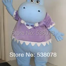 Прекрасный Синий Женский MS Бегемот для маленьких девочек с героями мультфильмов реки лошадь животного Бегемот hippotamus Mascotte Mascota костюм Fit sw1179