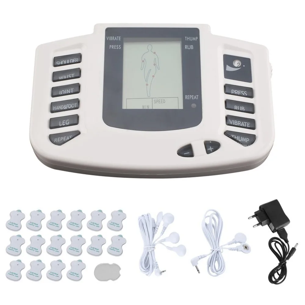 

Version Electronic Body Slimming Pulse Massage for Muscle Relax Pain Relief Stimulator Tens Acupuncture Therapy Machine