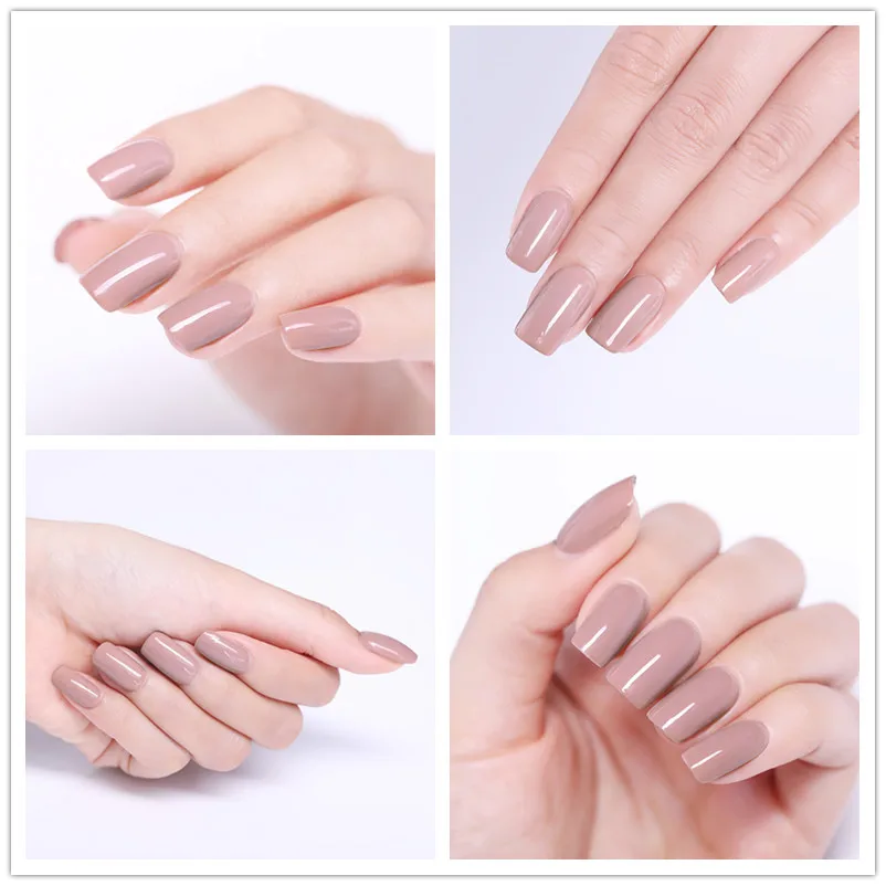 اور السكر 1 زجاجة 7.5 مللي نقع معطلة جل البولندية للأشعة الظلام عارية سلسلة نقية اللون مسمار الفن هلام البولندية مانيكير مسمار الفن ورنيش هلام