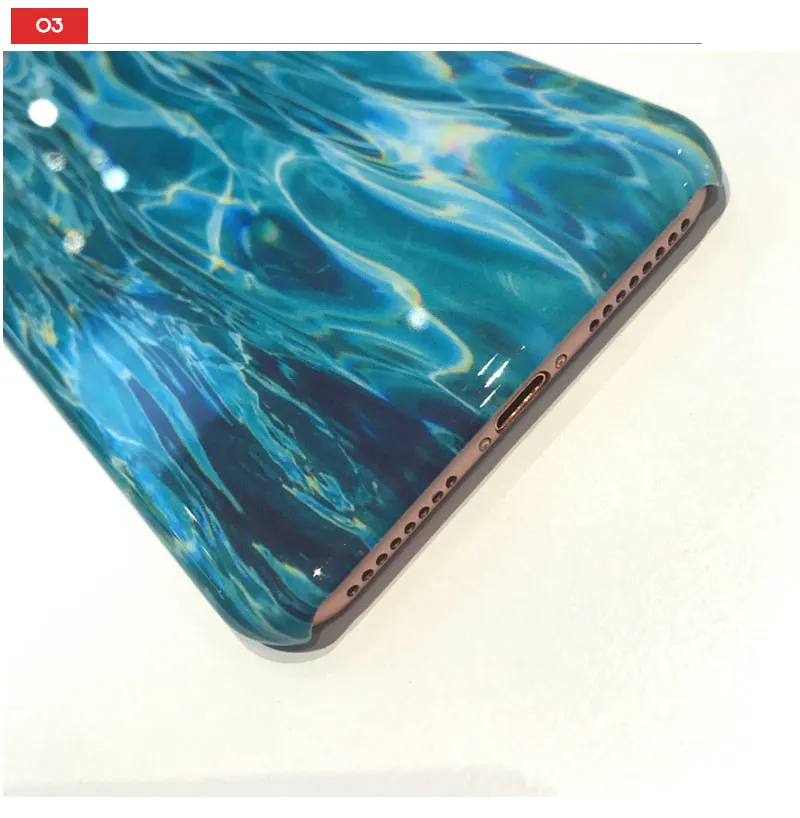 Water Glossy Phone Case For iPhone 6 7 8 Plus Case Cover For iPhone 6 Plus 7Plus 8Plus 6 s Plus 6s Cases Coque Capinha Shell TPU (16) - 