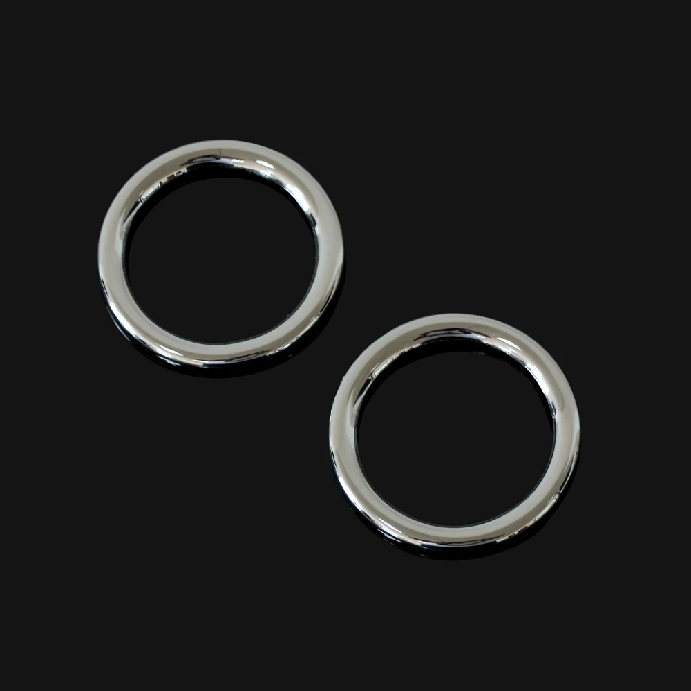 

2PCS/SET ABS chrome trim audio ring car stickers door speaker decoration circle cover For Mitsubishi ASX outlander 2013-2016