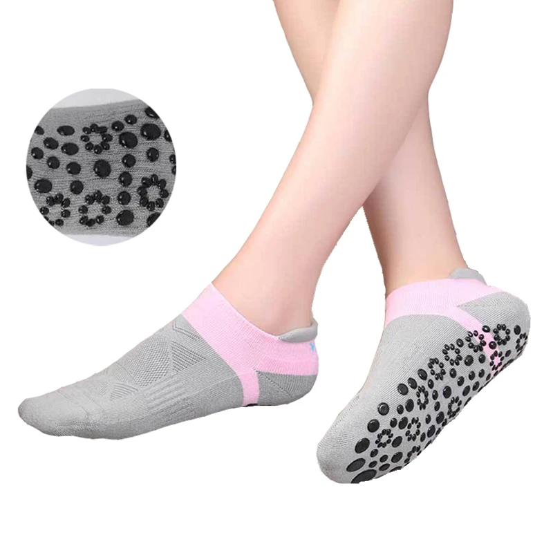 Mulheres Meias Yoga com Pontos de Silicone