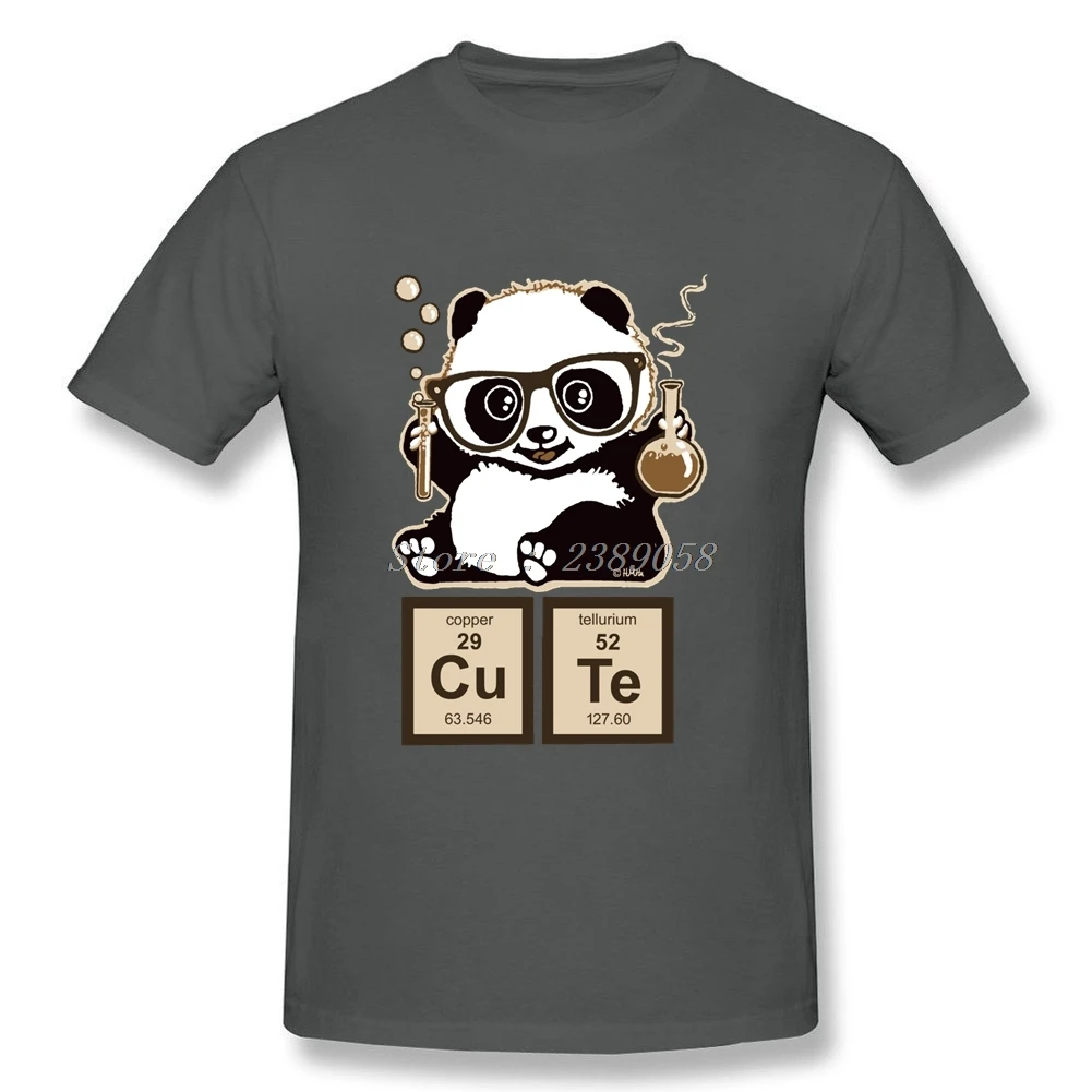 

Men T-Shirt Chemistry Panda Harajuku Funny Tees Shirts Plus Size Short Sleeve T Shirt Adult