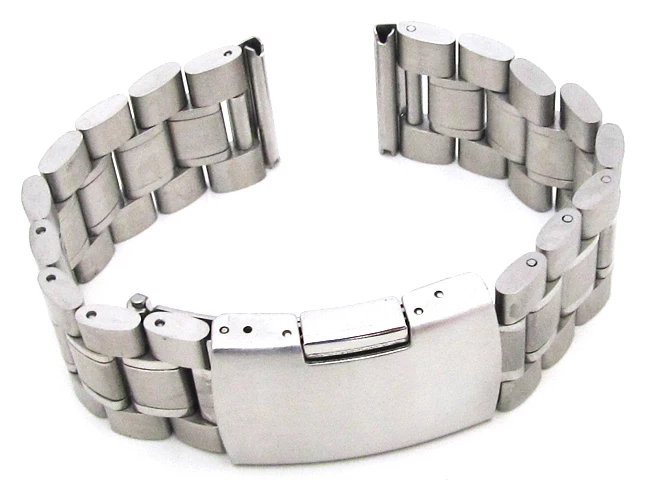 

Stainless steel five beads solid metal watch band edge press buckle substitute for various smart watch bands Straight
