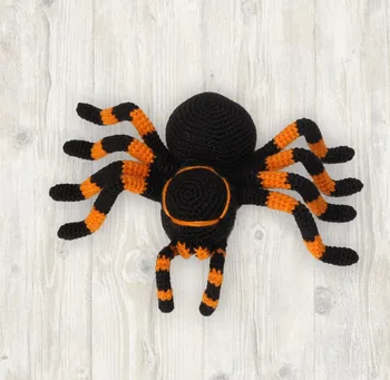 

crochet toys amigurumi handmade rattle spider Model number JSZ0019