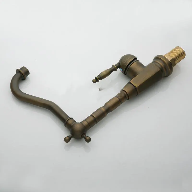  Bakala Single Handle Antique Brass Centerset Kitchen Faucet tap Wholesale GZ8103 - 930585986