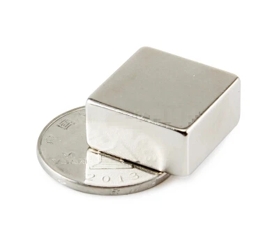 Ndfeb ímã bloco 20x20x10mm ímã forte neodímio ímãs permanentes terras raras ímãs grau n42 nicuni chapeado