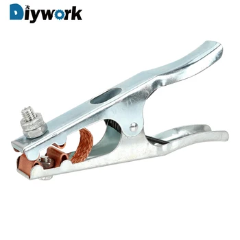 

DIYWORK Stripping Tool Steel Wire Tool Welding Earth Ground Cable Clip For Home Copper Ground Clamp Pliers 300A/500A
